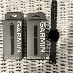 Garmin Venu Sq + 2 extra Garmin Bands